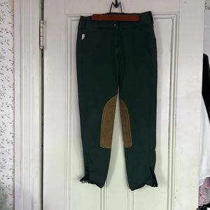 The Tailored Sportsman front zip hunter green 26.